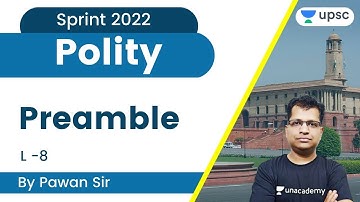 Polity 2022 | Preamble | Sprint UPSC CSE/IAS 2022/23 | Pawan Kumar