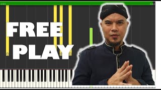 Aku Cinta Kau dan Dia -Ahmad Dhani- Piano Synthesia Free Play