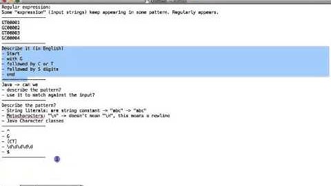 Java Regular Expression Demo Part 1
