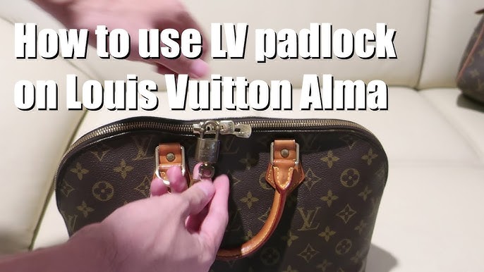 louis vuitton purse with lock