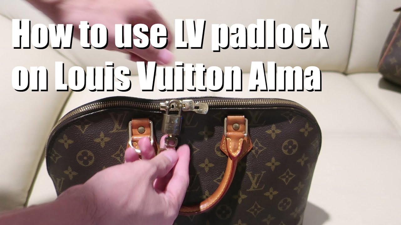 louis vuitton bag with lock