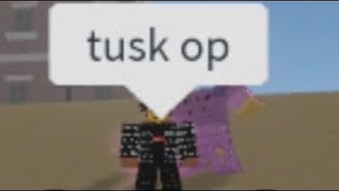 [YBA] new tusk beatdown and wormhole uppercut rework (OLD BD)