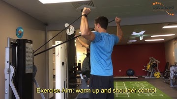 SHOULDER EXERCISES Standing Theraband Row External Rotation Shoulder Press