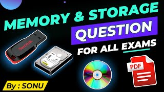 Computer Memory Questions and Answers (Storage GK MCQ Question answer PDF for competitive exams)