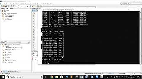 Bank Management System using Java and MySQL (DBMS project with source code)