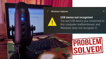 USB Microphone Not Recognized on PC (Easy fix)