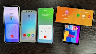 Incoming Call Samsung Z Flip 3 & Redmi 6A & Note 10 & Lg Wing