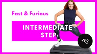 Step Aerobics Workout 🤍Intermediate #5 🤍 Fast & Furious