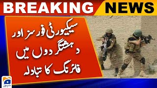 Exchange of fire between security forces and terrorists in Sambaza sector of Zhob district