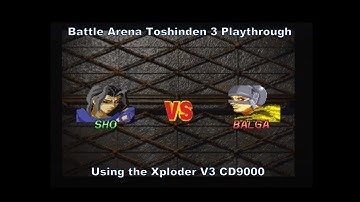 Battle Arena Toshinden 3 Sho Playthrough using the Xploder V3 CD9000 for Ps1 :D #Playstation #Sony