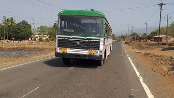 MSRTC Buses Overtake | Hirkani | Shivshahi