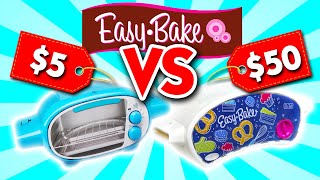$5 vs $50 Easy Bake Oven Bake Off