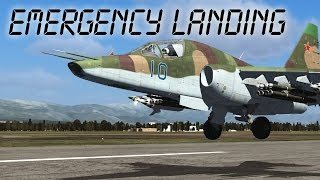 DCS SU-25T: Nosewheel Failure - Emergency Landing