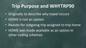 Historical Trip Purpose Development (1983-2009)  [WHYTRP90]