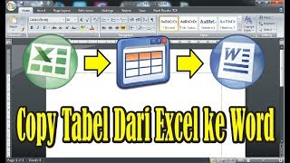 Cara Mengcopy Tabel Dari Excel ke Word 2007 • #SimpleNewsVideo