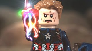 Marvel What if Captain America Snap in Avengers Endgame Final Battle Ending Lego Stop Motion