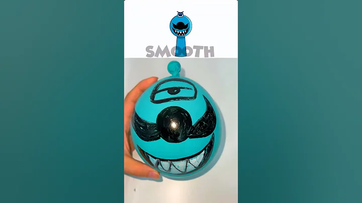 Turning a balloon into Sprunki OC O from Alphabet Lore #diy #sprunkioc #shorts