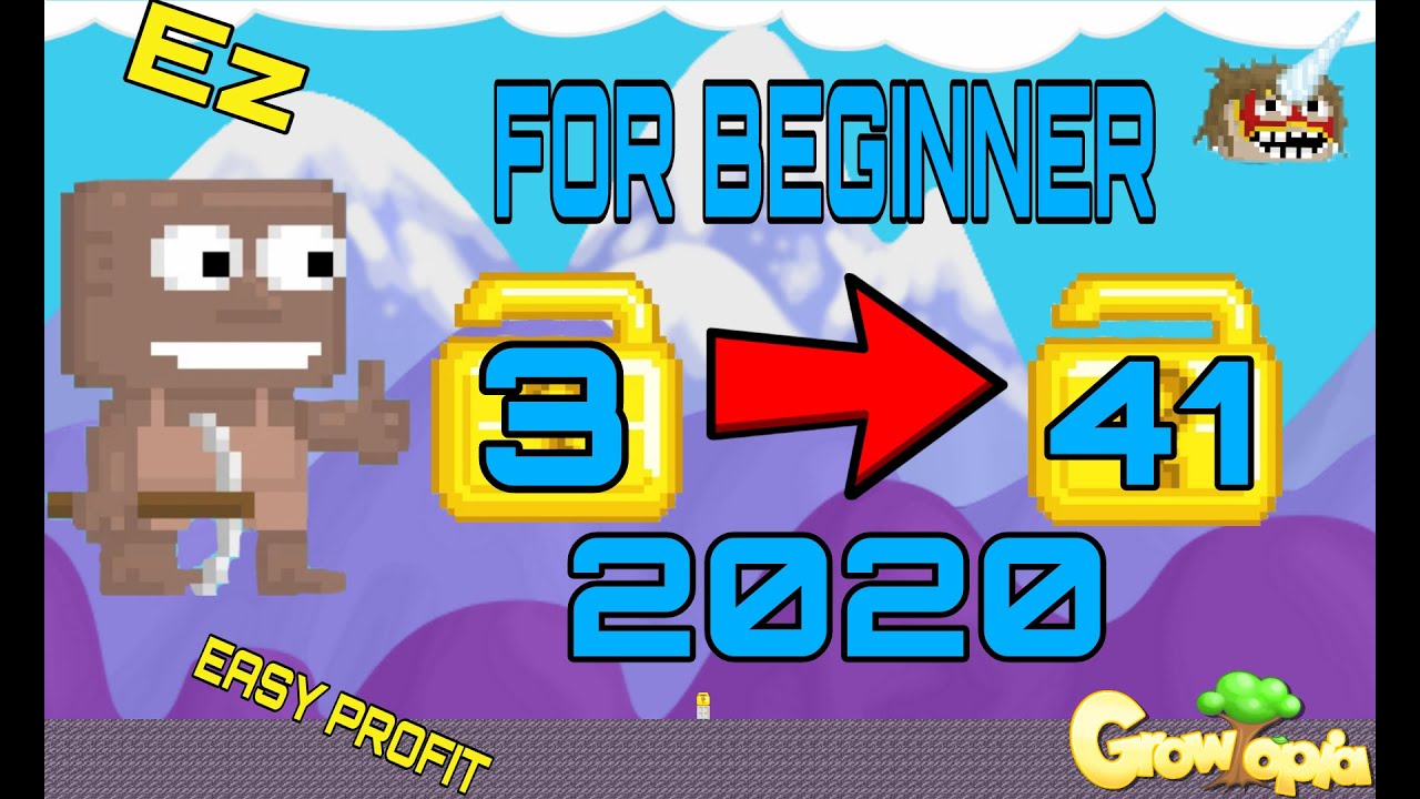 GROWTOPIA  PROFIT 2020 FOR BEGINNER | Profit Method  GROWTOPIA