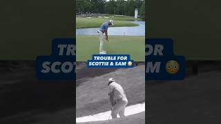 Scottie Scheffler and Sam Burns both run into trouble on the 3rd