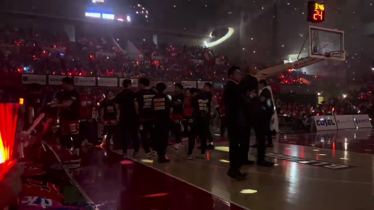 2024年度　富山グラウジーズホーム最終戦　スターティング5