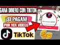 Como ganar dinero en tiktok viendo videos | Tiktok paga por ver videos | Como monetizar en tiktok