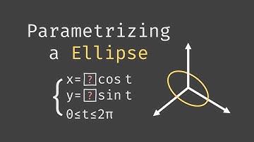 Vector Equation of Ellipse in the xy-Plane