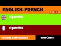 FROM ENGLISH TO FRENCH  cigarettes