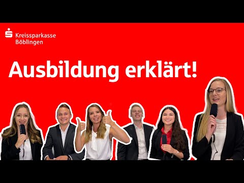 Die Ausbildung und das duale Studium bei der Kreissparkasse Böblingen - erklärt!