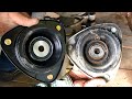 How to Replace Top Strut Mount, Front Suspension. Subaru Legacy BP5