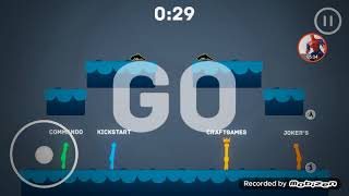 Jogando Stick Game Online No Canal