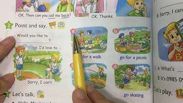 Tiếng Anh lớp 4 Unit 18 lesson 2