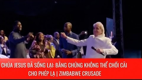 SỨC MẠNH CỦA SỰ PHỤC SINH: ĐỨC TIN CỦA BẠN SẼ KHÔNG HỀ VÔ VỌNG! | BENNY HINN TẠI ZIMBABWE