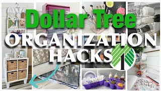 AWESOME DOLLAR TREE ORGANIZATION AND STORAGE HACKS