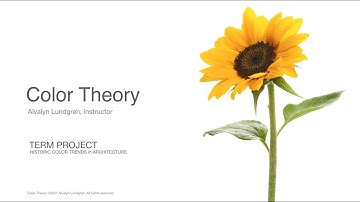 Color Theory Principles and Practice: Historic Color Trends In Architecture Assignment Introduction