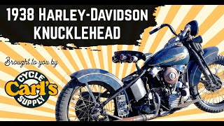 Check out this 1938 Harley-Davidson Knucklehead Bobber!!!