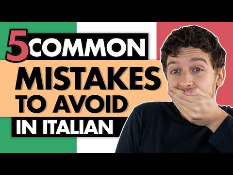 5 Common Pronunciation Mistakes in Italian (Part 1/2)