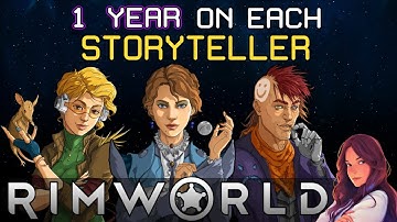 I played one year on each RimWorld Storyteller. Here