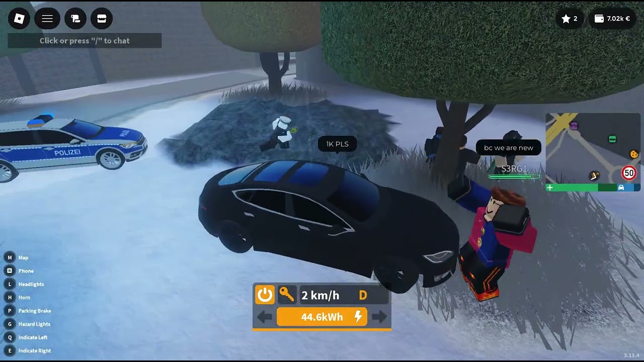 Playing roblox emergncy hamburg with my friends . PT1