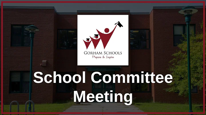 School Committee Meeting - December 10th, 2025