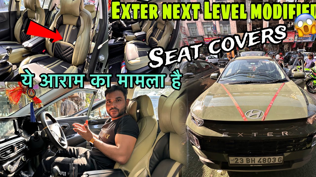 hyundai exter accessories Karol Bagh exter seat cover exter unique