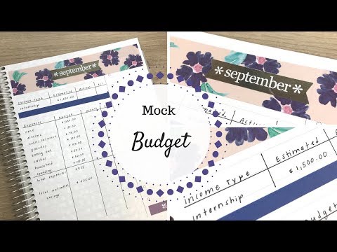 mock budget 1 500 monthly income college budget erin condren