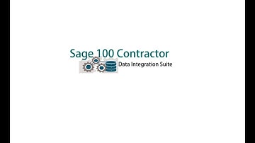 Sage 100 Contractor Data Integration Suite