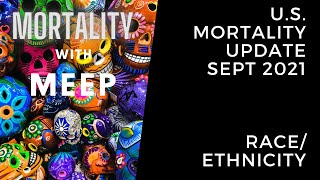Mortality with Meep - Excess Deaths through Sept 2021 by Race-Ethnicity