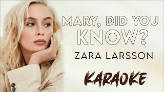 Zara Larsson - Mary, Did You Know? (Karaoke / Instrumental) | LifeMusic L.V | MEv Karaoke