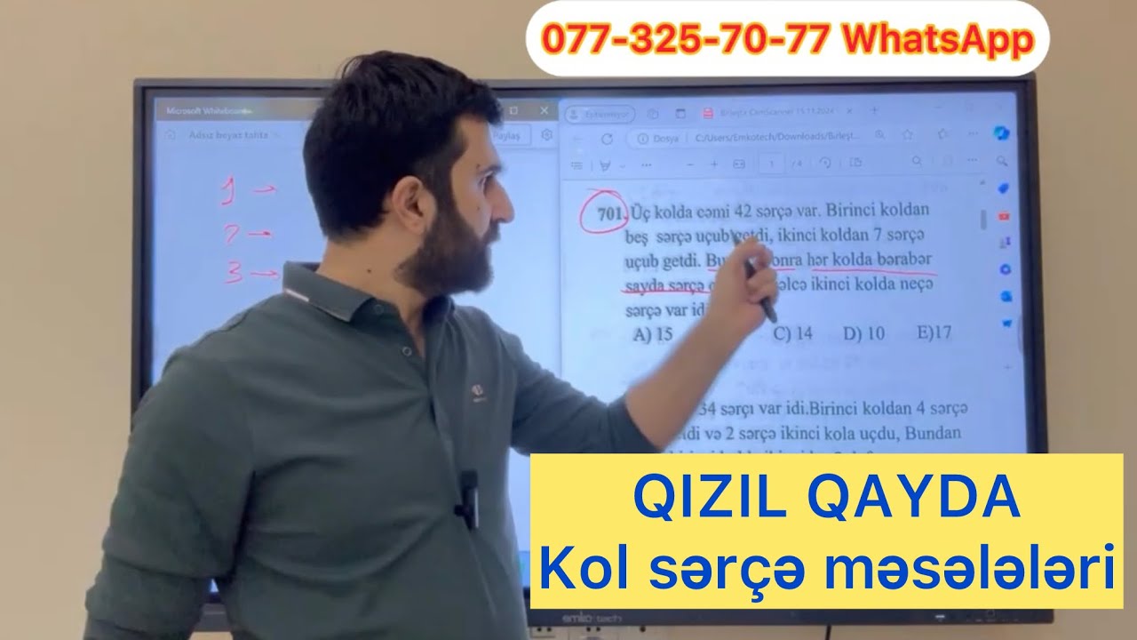 QIZIL QAYDA - Kol sərçə məsələləri / İBTİDAİ / MİQ sertifikasiya