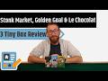 Stonks, Le Chocolat and Golden Goal - 3 Tiny Box All Play Reviews
