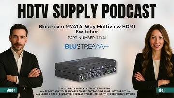 Blustream MV41 4-Way Multiview HDMI Switcher