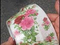 Top 5 Decoupage tips to avoid Wrinkles w  Napkins!