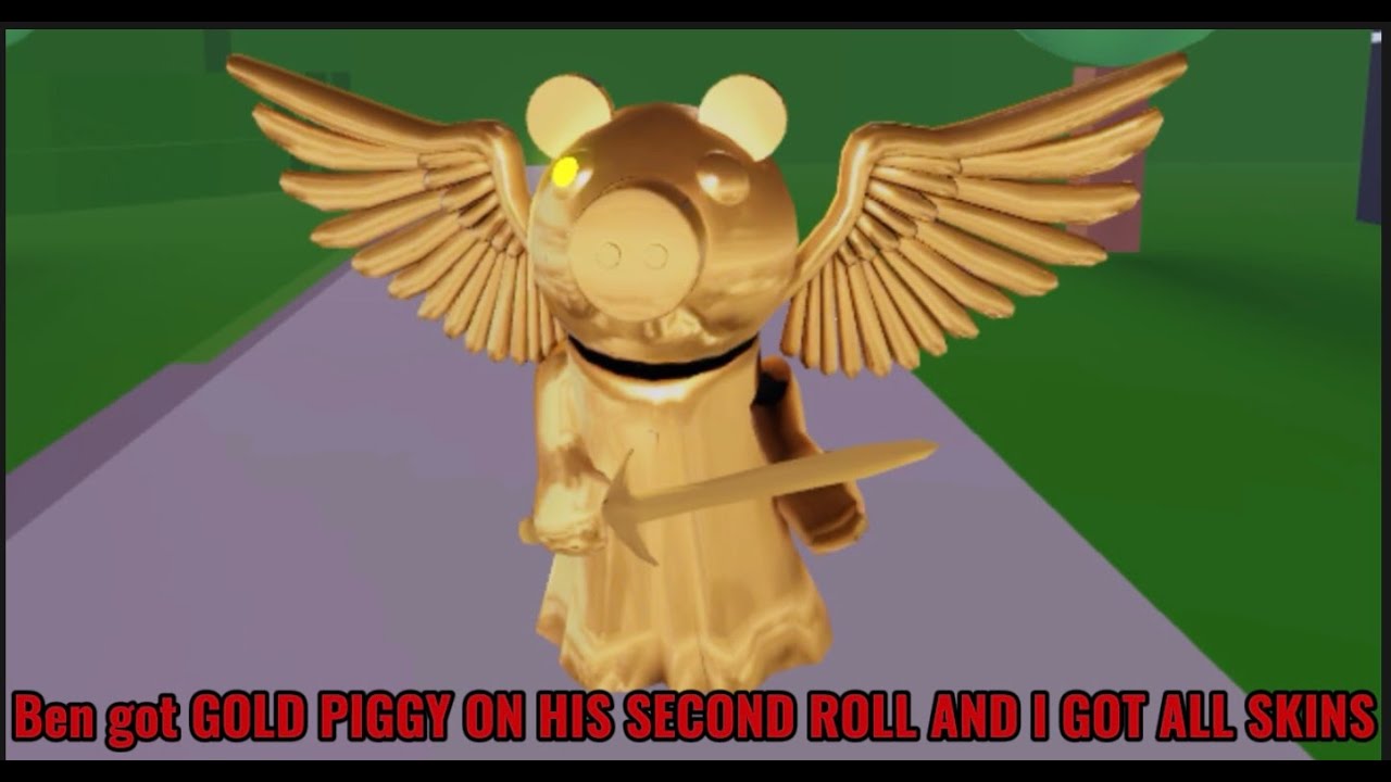 #roblox Piggy RNG I Got all skins AND @talkingbenzzz GOT GOLD PIGGY ON ...