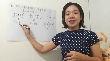 Precalculus - Week 6 Solving Problems Involving Conic Sections (Sample Problem #2) #Conics